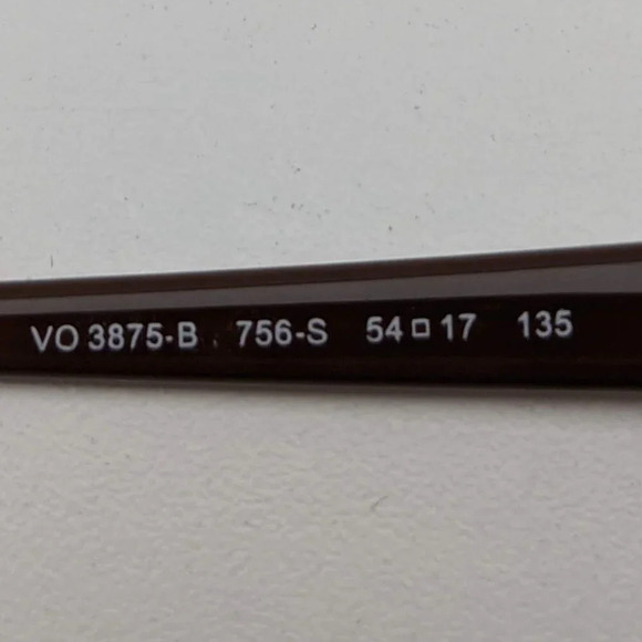 🕶️Vogue VO3875-B 756-S Eyeglasses 54/17 135 /YHI754🕶️ - Picture 4 of 8